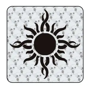 SOL TRIBAL' 'vv0242' Compass Die Cut Sticker