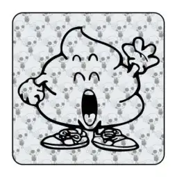 Autocollant Caca Dr Slump 2