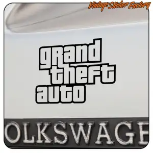 GRAND THEFT AUTO AUFKLEBER. KAUFEN SIE VINYLAUFKLEBER.