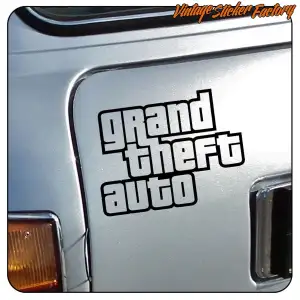 AUTOCOLLANT GRAND THEFT AUTO. ACHETEZ DES AUTOCOLLANTS EN VINYLE.
