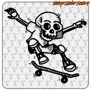 Pegatina SKATER SKULL. Comprar pegatinas.