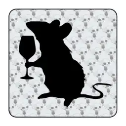 RATTE BANKSY Aufkleber 2