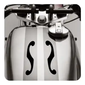 Pegatina F. Pegatinas freaks, pegatinas frikis.