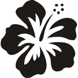 Autocollant Flor Hawaiana Hibiscus