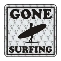 GONE SURFING Aufkleber 2