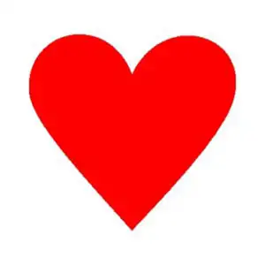 Pegatina de vinilo AS DE CORAZONES