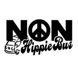 Sticker non hippie bus