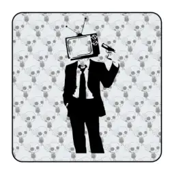 Autocollant TV Head 2