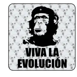 Pegatina VIVA LA EVOLUCION. Pegatinas freaks, pegatinas frikis. 2