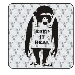 Autocollant Keep it real 2