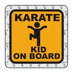 Autocollant Karate Kid On Board