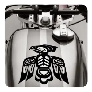 Sticker aguila maya