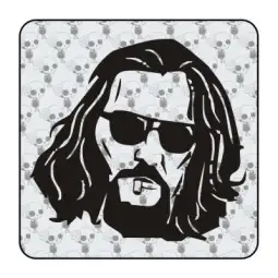 Pegatina BIG LEWOWSKY. Pegatinas freaks, pegatinas frikis. 2