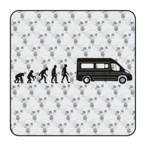 Pegatina EVOLUCION DUCATO. Pegatinas para Camper y Autocaravana