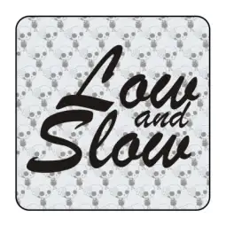 LOW AND SLOW Aufkleber 2