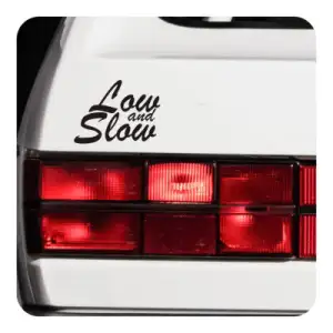 Autocollant low and slow