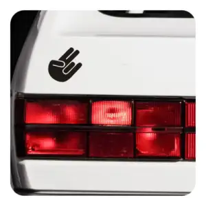 Pegatina SHOKER. Pegatinas freaks, pegatinas frikis.