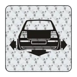 Pegatina VW GOLF LOW. Pegatinas para tu volkswgen 2