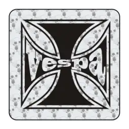 Sticker cruz de malta vespa 2