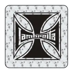 Autocollant cruz de malta lambretta 2