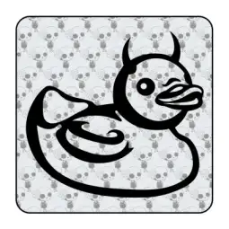 Sticker demon duck 2