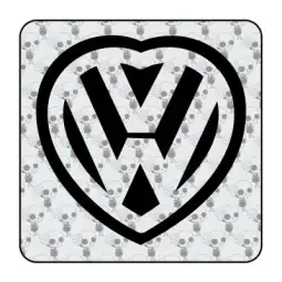 Autocollant Corazon VW 2