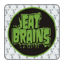 Autocollant eat brains 2