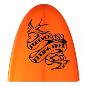 Autocollant forever flying free