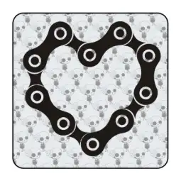 Sticker corazon de cadena 2