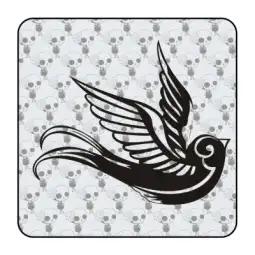 Autocollant golondrina old school 2