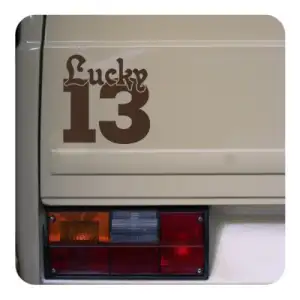 LUCKY 13 Aufkleber