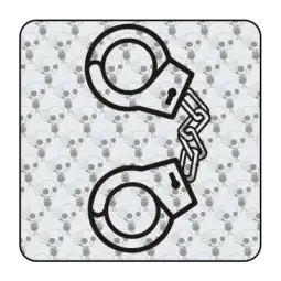 Pegatina de vinilo ESPOSAS 2