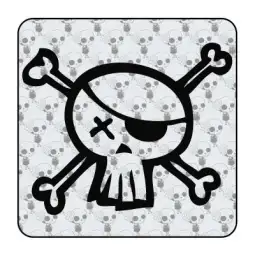 TATTOO SCHÄDEL Aufkleber 2