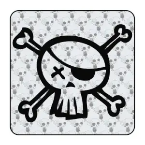 Autocollant calavera tattoo