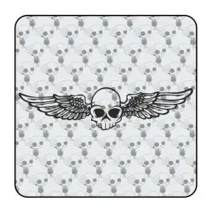 Sticker calavera alas