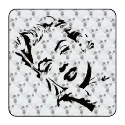 Autocollant marylin pin up 2