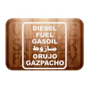Pegatina DIESEL ORUJO GAZPACHO