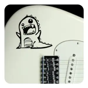 Sticker dinosaurio feroz