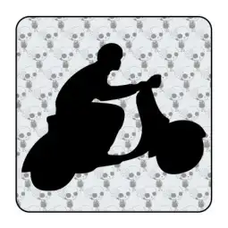 VESPA RACING Aufkleber 2