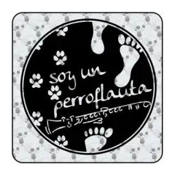 Sticker soy un perroflauta 2