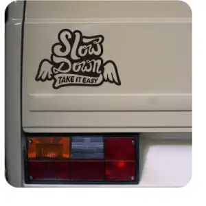 Autocollant slow down