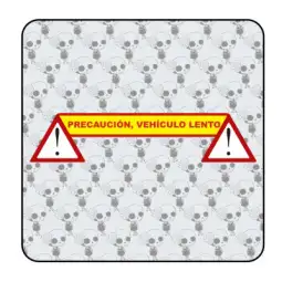 LANGSAM BEWEGENDES FAHRZEUG Aufkleber 2