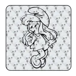 Autocollant pitufina 2