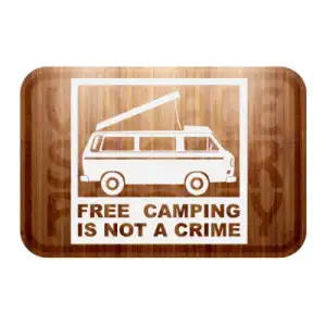 Autocollant freecamping t3 westfalia