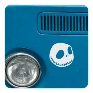Pegatina JACK SKELETON. Pegatinas freaks, pegatinas frikis.