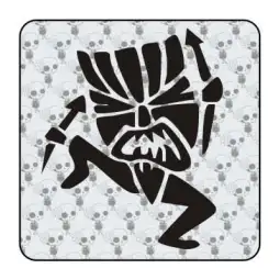 Sticker mascara hawai 2