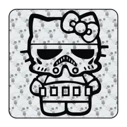 Autocollant kitty storm trooper 2