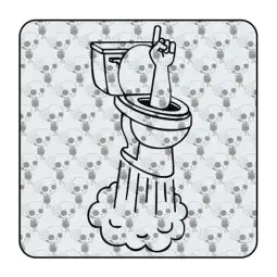 WC PAWAH Aufkleber 2