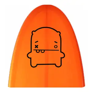 Autocollant monstruo pupa