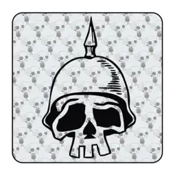Sticker calavera casco 2